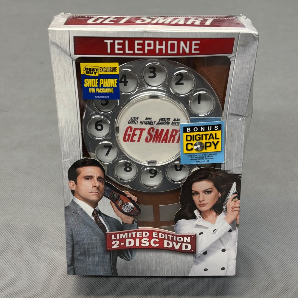 Get Smart DVD Limited Edition Shoe Phone Case Best Buy Exclusive Steve Carell